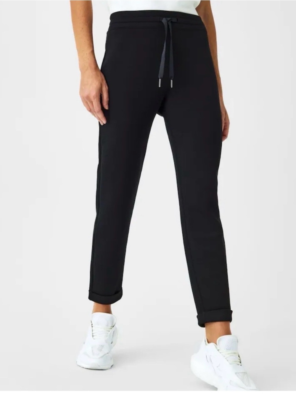 SPANX AIRESSENTIALS TAPERED BLACK PANT Size Large